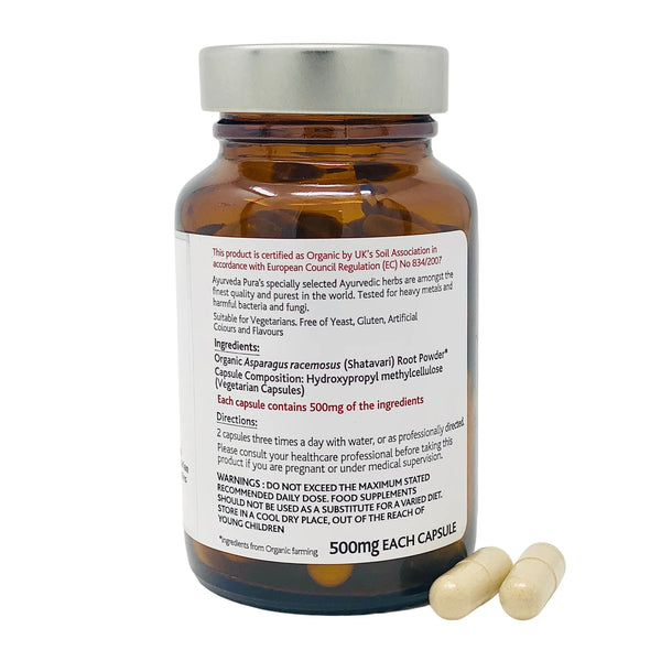 Organic Shatavari Capsules | Holistic Essentials