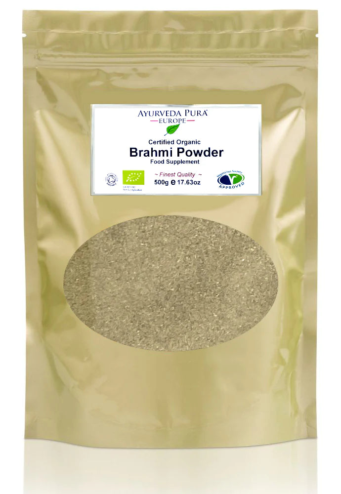 Certified Organic Brahmi Powder - 500g – Ayurveda Yoga Wellbeing with ...