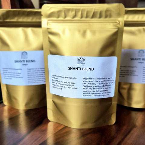 Shanti Blend with Brahmi, Shatavari & Ashwagandha – 70g Loose Powder Mix