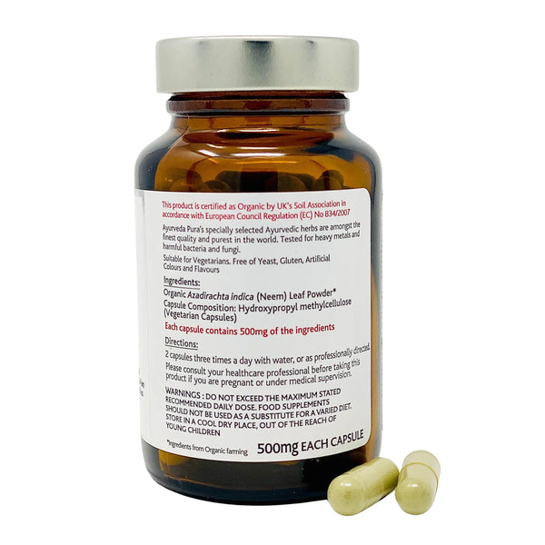Organic Neem Capsules | Holistic Essentials